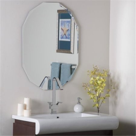 DECOR WONDERLAND Decor Wonderland SSM8002 Frameless Diamond Wall Mirror  SSM8002